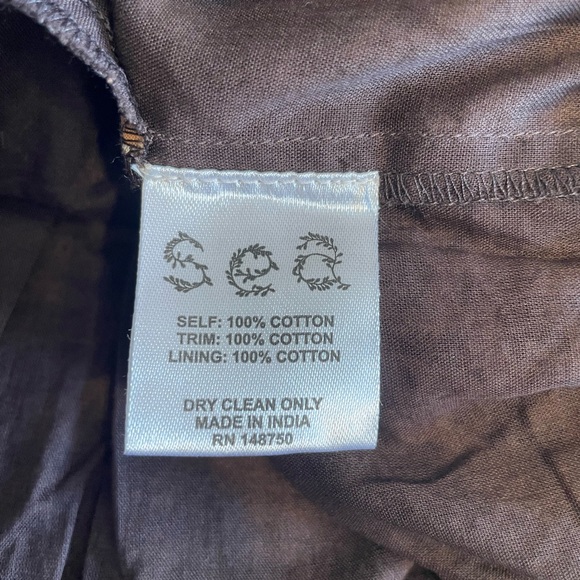 Sea New York Brown and Cream Dress with Lace Detail - Picture 12 of 12